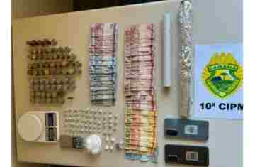 Laranjeiras - Após denúncias PMPR prende homem por roubo e tráfico de drogas